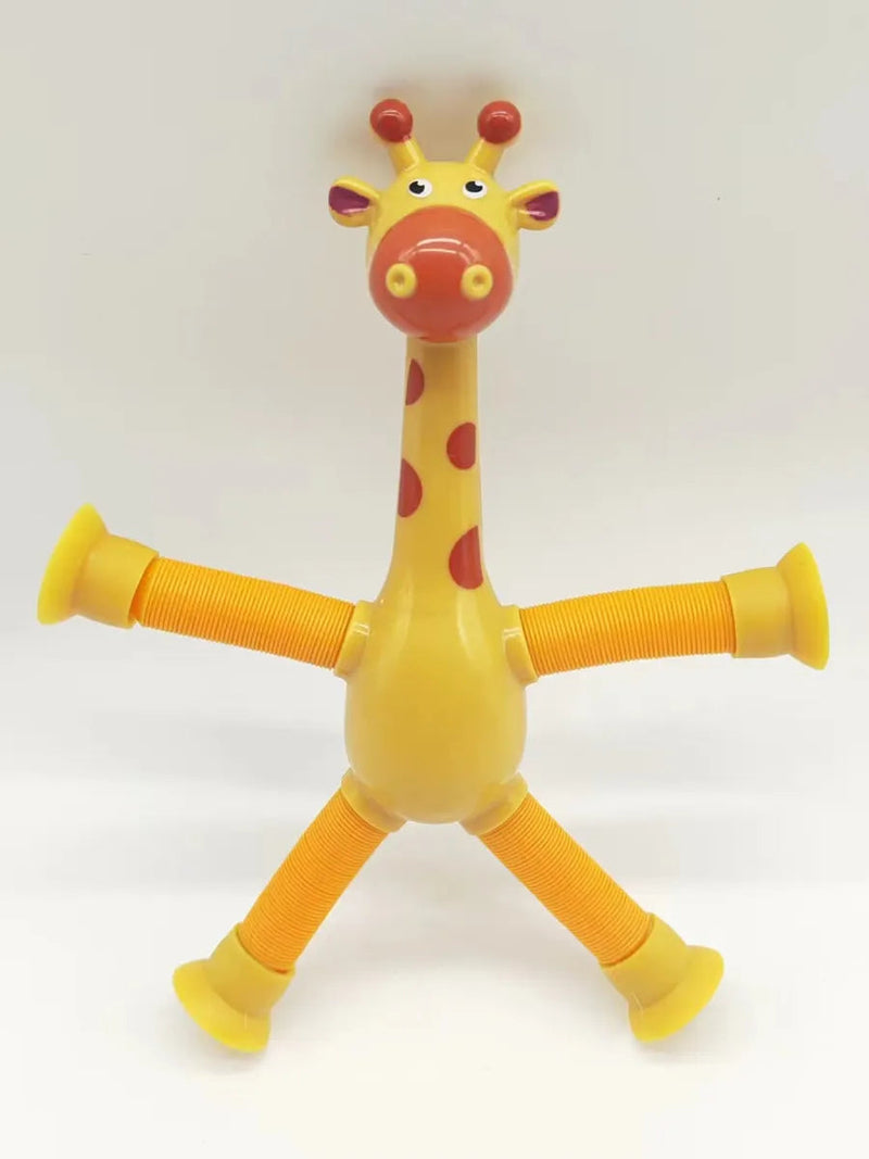 Kit 4 Girafas Pop It Tubo Estica E Gruda Montessori Led Magic (LEVE 4 PAGUE 3)