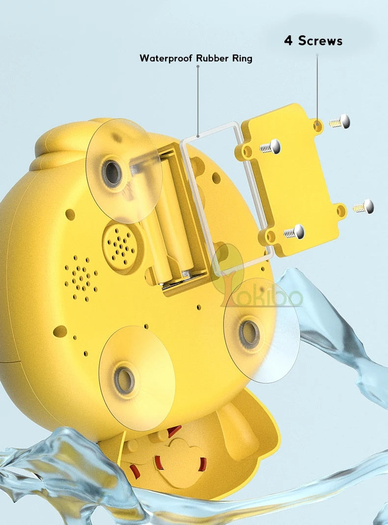 Brinquedo de Banho Bolha Automático - Pato Grande